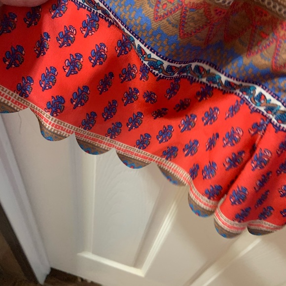 Shrinking Violet Multicolor Striped Print Romper M - Picture 6 of 8